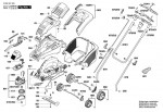 Bosch 3 600 H81 2B0 ROTAK 40 (ERGOFLEX) Lawnmower Spare Parts